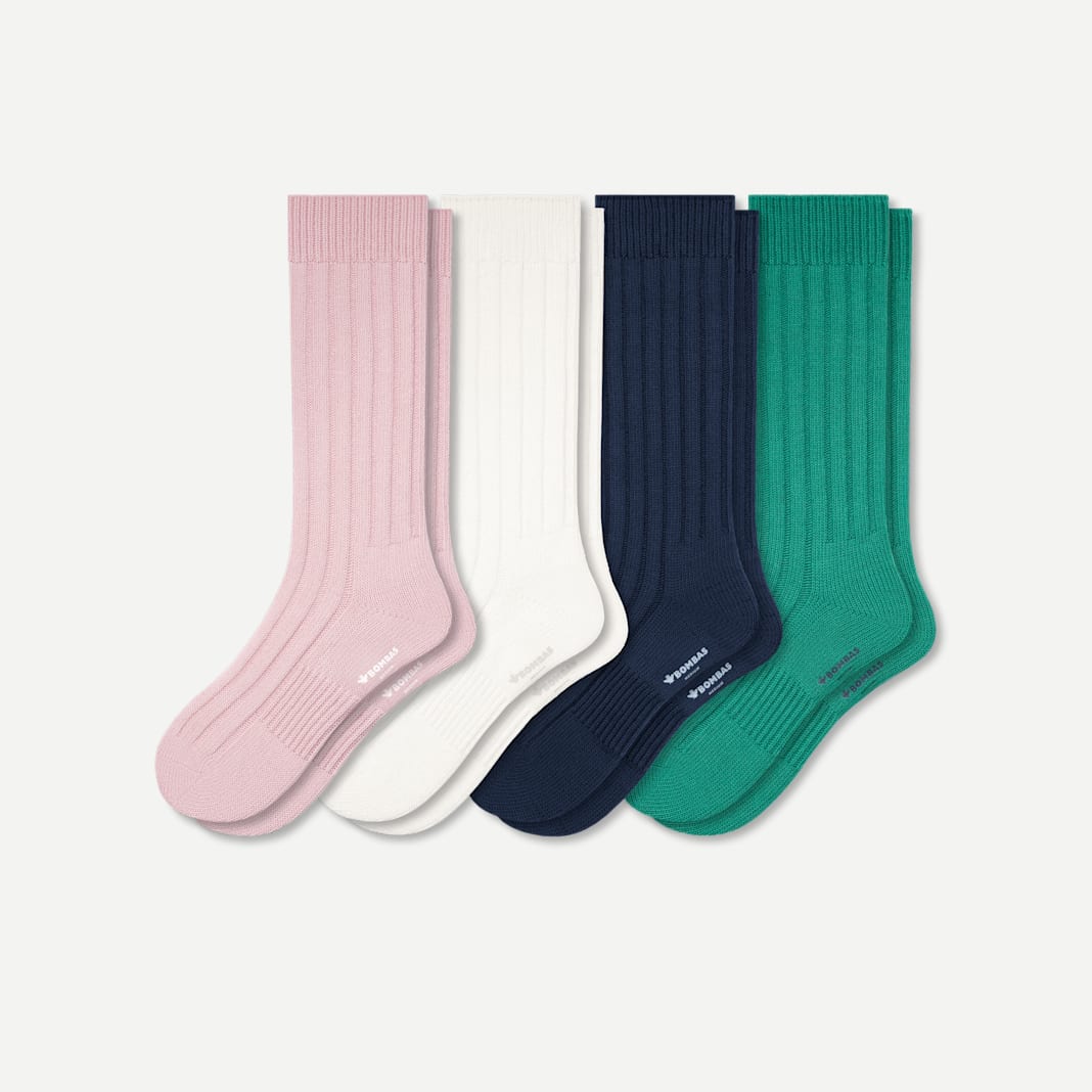 SW. Rib Calf Sock 4-Pack