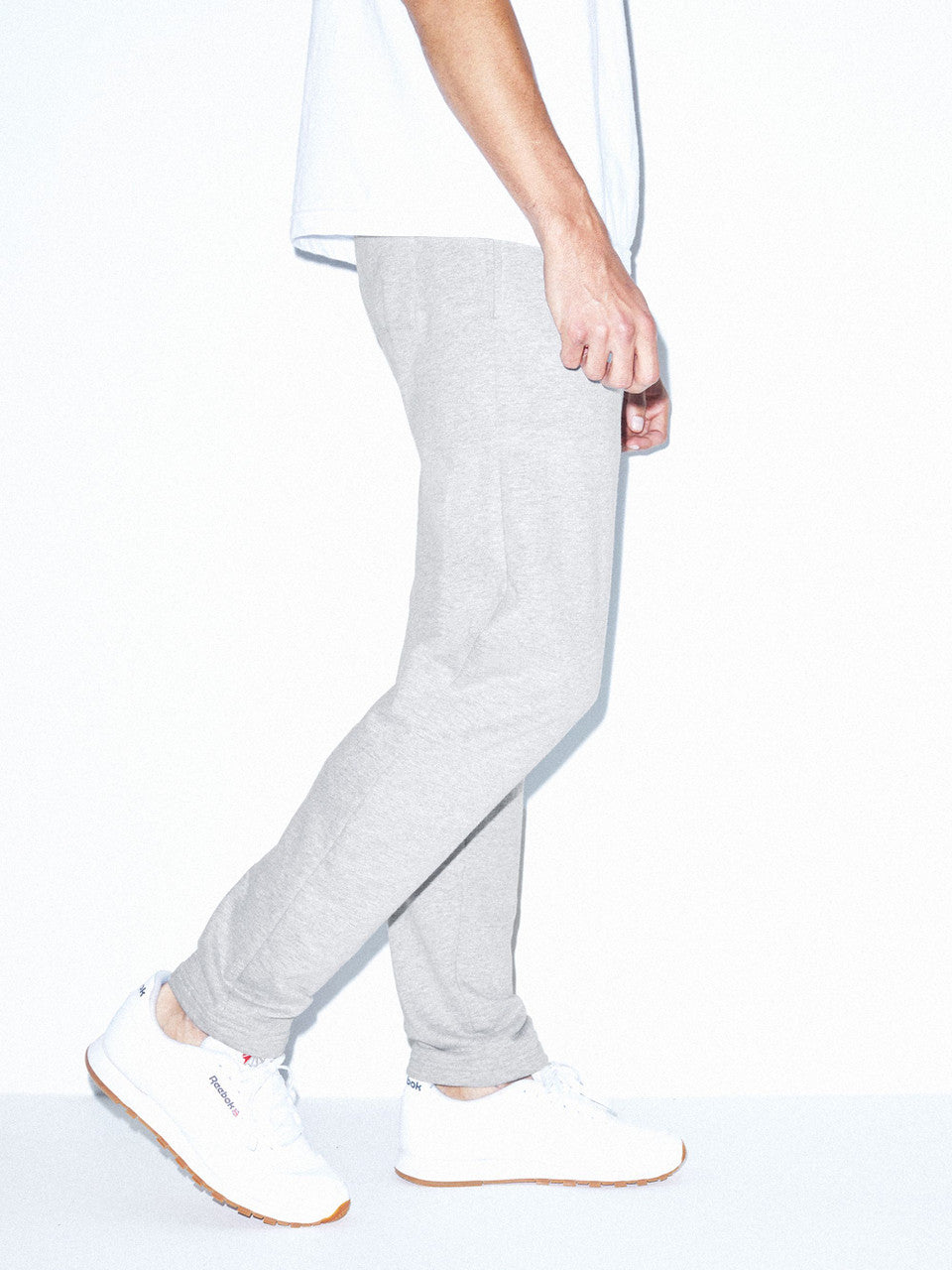 SW. Men's Fleece Joggers - Light Gray (Marked Down)