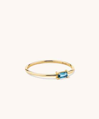 SW. Gemstone Stacker Ring