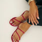 SW. Strappy Flat Sandal