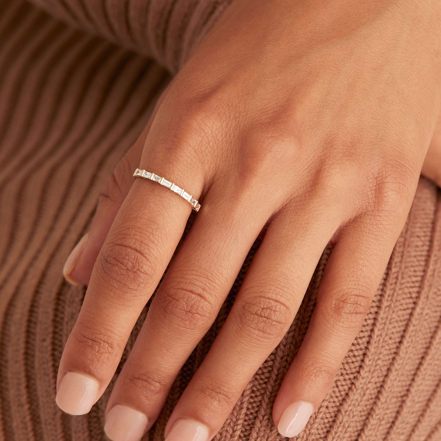 SW. Baguette Engagement Ring
