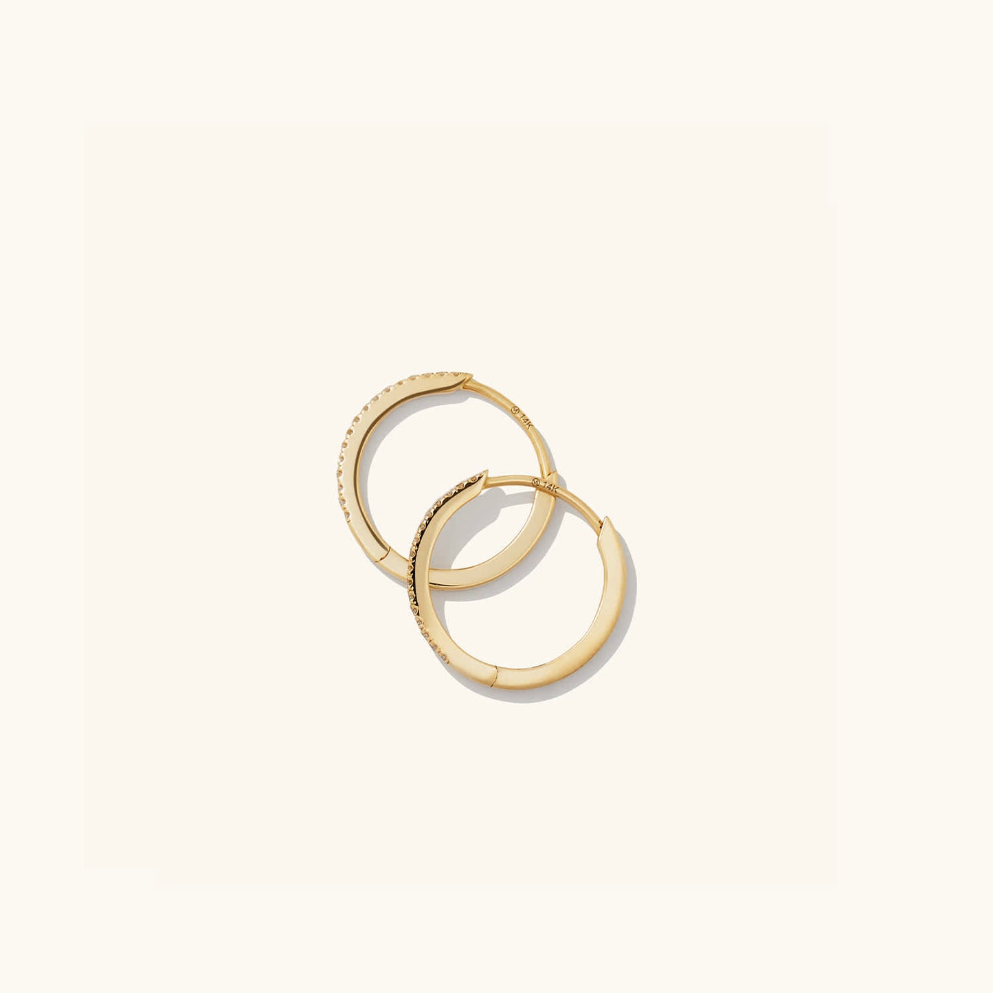 SW. Pavé Diamond Small Hoops