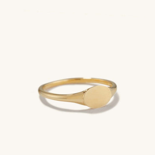 SW. Engravable Signet Ring (Final Sale)